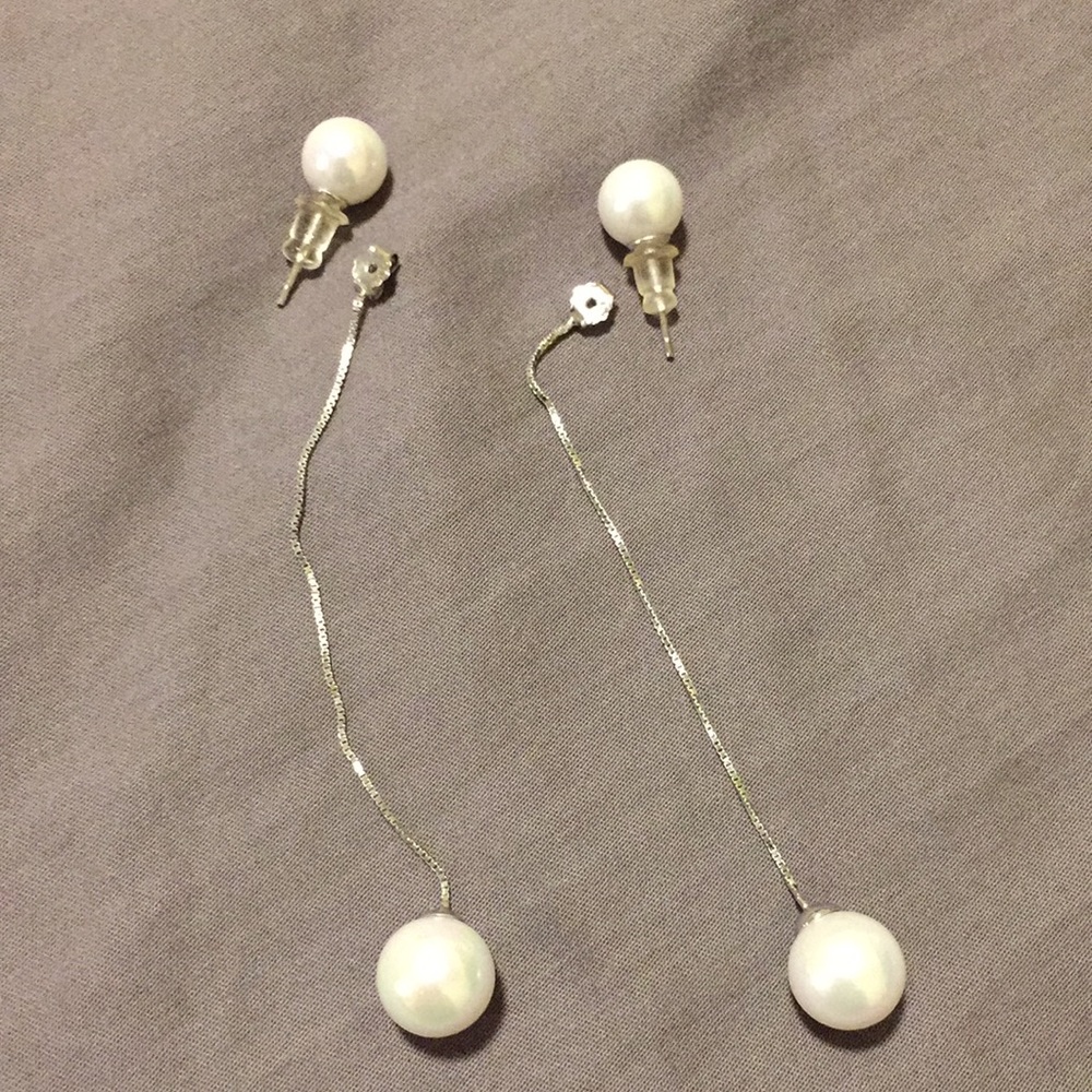 Silver, pearl. Like new.